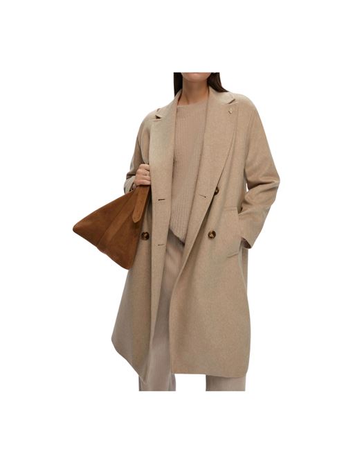 CAPPOTTO DOPPIO PETTO BIANCO SPORCO MARELLA EMME | ROLL001